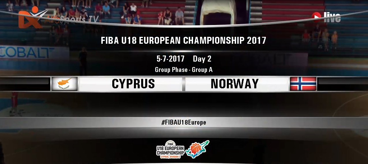 FIBA U18 – CYPRUS NORWAY