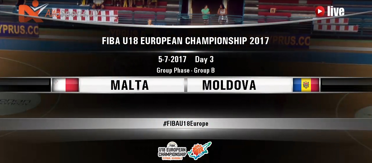 FIBA U18 – MALTA MOLDOVA